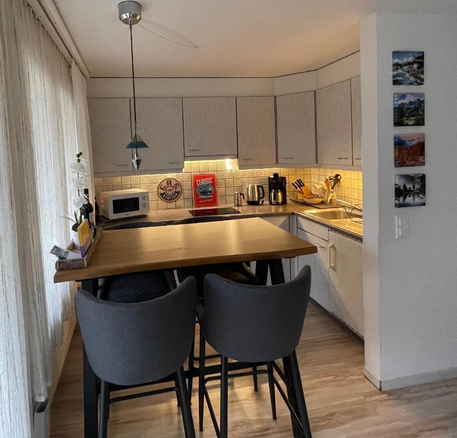 Ferienwohnung Gemmiblick Leukerbad Eksteriør bilde